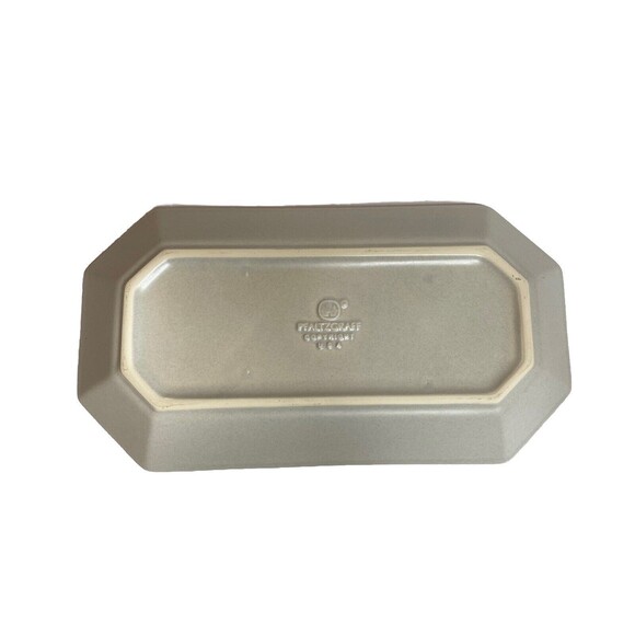 Vintage Pfaltzgraff Yorktowne 12" Bread Serving Plate A "Joyous Heart Makes - Picture 2 of 3